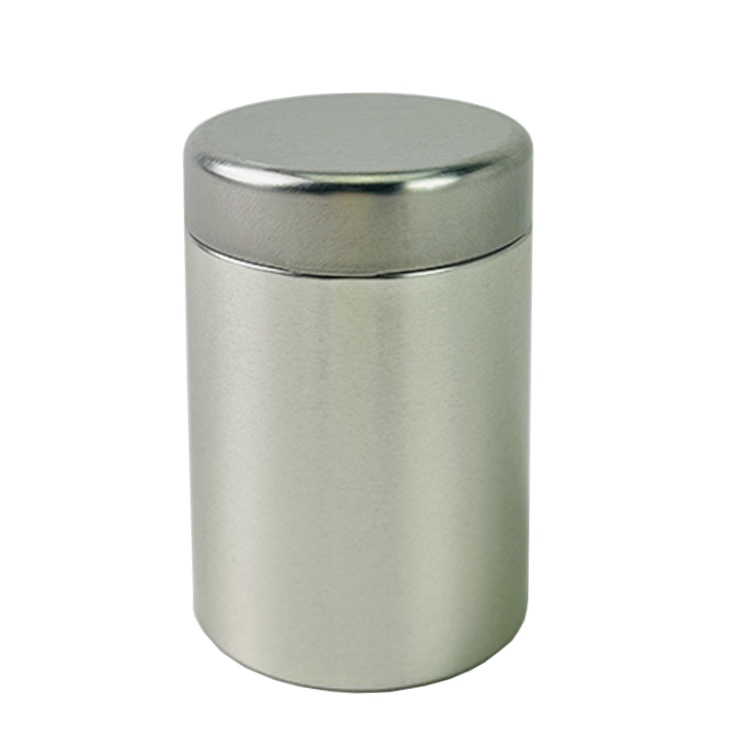 custom hot sale round tea coffee container screw lid manufacturers