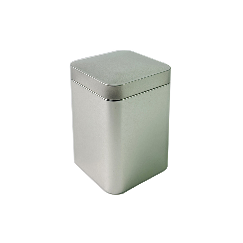 custom logo square vintage tea tin can coffee chocolate candy nut canister packaging
