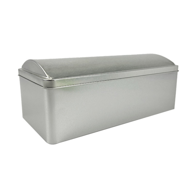 customised treasure chest shape tin container with domed lid packaging biscuit chocolate Christmas tin box