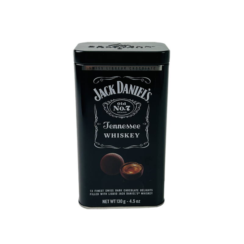Factory Custom design luxury rectangular chocolate candy biscuit tin box Food-Grade for packaging