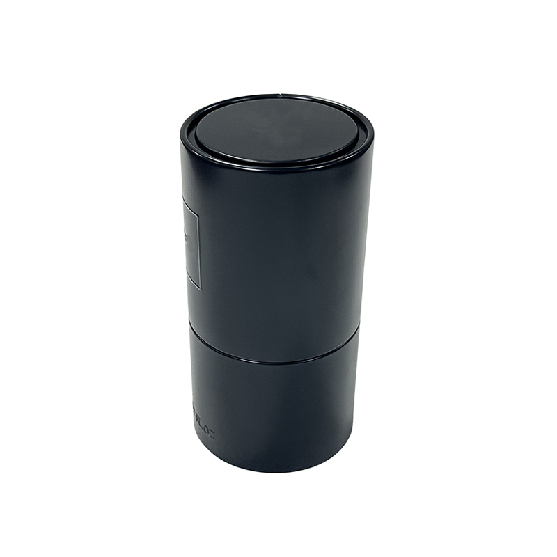 Factory customised round metal perfume packaging tin box