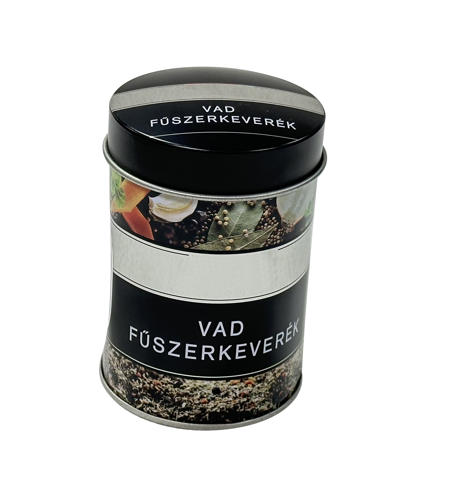 High Quality custom design seasonings can packaging empty round metal container food grade spice tin box with lid