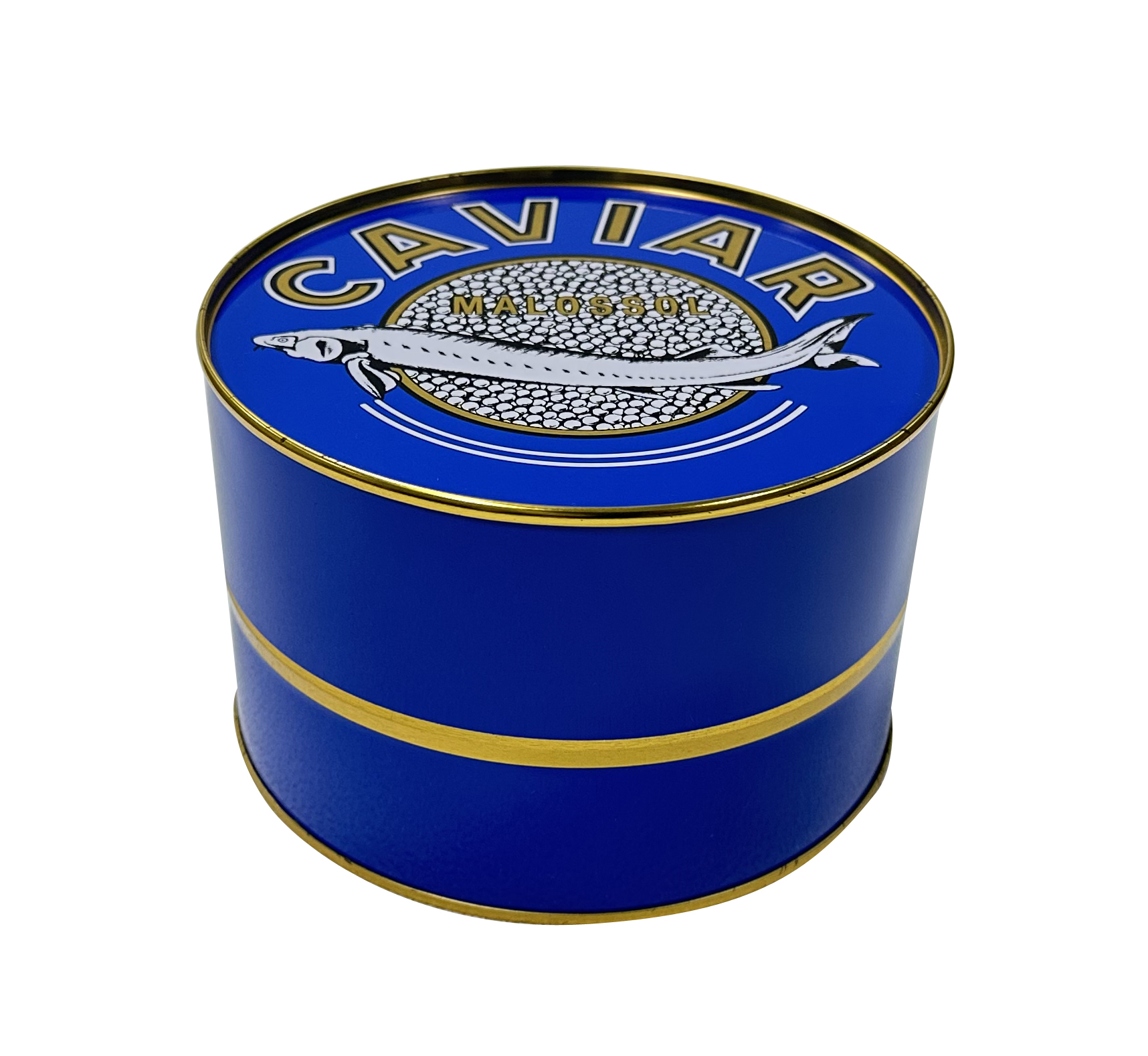 manufacturer custom design round food safe caviar tin box for caviar packing with tin lid