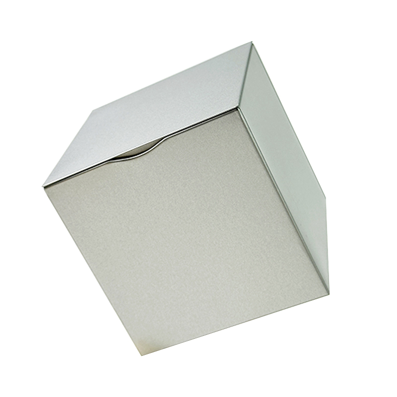 Wholesale custom squared plug-lid food tin can tea & coffee canister luxury gift tin box packaging